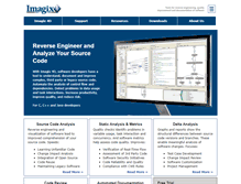 Tablet Screenshot of imagix.com